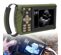 Portable Veterinary Ultrasound Machine Handheld Scanner B-Ultra Sound With An 5.6-inch Screen And A 3.5MHz Probe For Pregnancy Testing In Pigs, Sheep, And Other Animals(Convex Array Probe)