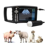Portable Veterinary Ultrasound Machine Handheld Scanner with 5.6" LED Display and 3.5MHz Probe for Animal Pregnancy Testing