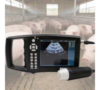Portable Veterinary Ultrasound Machine, Vet Handheld Scanner B-Ultra Sound with 3.5MHz Waterproof Probe, 5.6" HD Screen, for Livestock Pregnancy Detection In Pigs, Cattle, Sheep, Horses