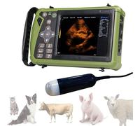 Portable Veterinary Ultrasound Scanner 3.5MHz Probe for Pig Sheep Dog Cat Pregnancy Diagnostic with Metal Box