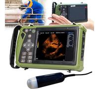 Portable Veterinary Ultrasound Scanner with 3.5MHz Linear Probe - Waterproof Ultrasound Machine for Livestock Pregnancy Checks