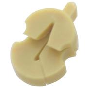 Portable Violin Silencer Mutes Rubber Violin Practice Mute Claw Style Tourte Style Mute (Color : Yellow)