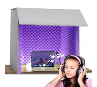 Portable Vocal Booth Portable Sound Recording Vocal Booth Box Soundproof Booth Filter Vocal Foam Panels Sound Dampening Filter for Sound Recording Podcasts Singing