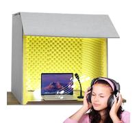 Portable Vocal Booth Sound Recording Booth Box, Sound Echo Absorbing Box Studio Soundproofing Foam Shield Isolation for Recording Studio, Home, Offices