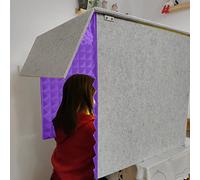 Portable Vocal Isolation Sound Booth - Desktop Soundproof Cover for Self-Made Recording, Studio Desk, and Microphone Use
