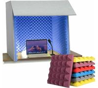 Portable Vocal Recording Booth, Foldable Design for Noise Isolation, Ideal for Home Studio Recording and Voice Overs