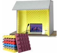 Portable Vocal Recording Booth, Foldable Design for Noise Isolation, Ideal for Home Studio Recording and Voice Overs