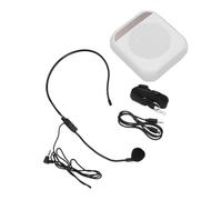 Portable Voice Amplifier Equipment 2200mah White Metal