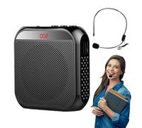 Portable Voice Amplifier | Rechargeable Tour Guide Speaker Personal Amplifier,Amplifiers Loudspeaker with Wired Microphone Headse, Portable Tour Guide Speaker for Coaches