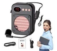 Portable Voice Amplifier, Voice Amplifier, Personal Microphone for Teacher - Rechargeable Personal Voice Amplifier, 12 Hours Battery Life, Perfect for Classrooms, Meeting Rooms