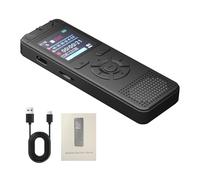 Portable Voice Recorder Digital Audio Recorder 8GB Memory Easy Operation Ideal for Interviews 1.44 Inch Screen PCM 1536Kbps WAV Audio Recorder for Professionals