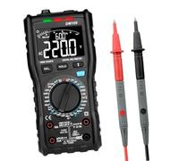 Portable Voltage Checker Multimeter 10000 Count RMS NCV Live Scan VFC Resistance Capacitance Continuity Diode Battery Function Digital Multimeter Tester Ncv Vfc Live Wire Detector Rms Meter