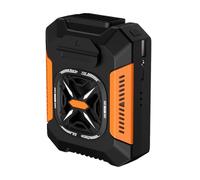Portable Waist Fan Clip On, Wearable Fan with Flashlight, 3 Speed Settings 5000mAh, Personal Cooling Fans for Outdoor Jobsite Camping Travel