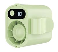 Portable Waist Fan - High Capacity Blower, Rechargeable Waist Clip | Five Speed Electronic Digital Display Cooling Tool, Powerful Fifteen Thousand Revolutions Per Minute Airflow Device For Summer Heat