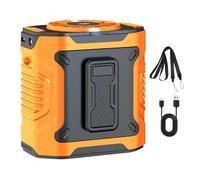Portable Waist Fan, Personal Rechargeable Belt Fan, 100-speed Cooling Device, 5000mah Strong Airflow, Wearable Shirt Cooler, Ideal for Traveling & Outdoor Activities