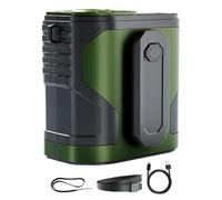 Portable Waist Fan Rechargeable | Personal Cooling Portable Fan Small | Cool Gadgets Rechargeable Wearable with Flashlight, Air Cooler 100 Speeds for Neck Construction Workers Men Kids Travel