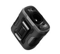 Portable Waist Fan,USB&TPYE-C Mini Rechargeable Battery Powered Clip-On Fan with Lighting, 12H Working Time, 13500RPM Strong Wind & Low Noise, Neck Fan for Outdoor, Camping, Fishing (Black)