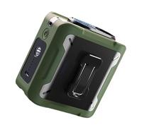 Portable Waist Mounted Cooling Fan Builtin LED Light Carbon Steel Clip with 10000mAh Power Supply for Sports Couriers Waist Fan Clip On