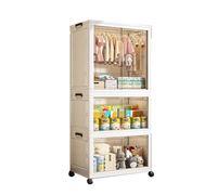 Portable Wardrobe Foldable Plastic Closet Armoire Freestanding Storage Solution with Large Capacity for Bedrooms Cloakroom & Clothes nization