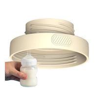 Portable Warmer Adapter - Breast Milk Mixer, PP Replacement Connector highsQuality, 18g Durable Heating Interface Part, Babys Bottle System Accessory | Universal Standard Wide Neck for Feeding Travel