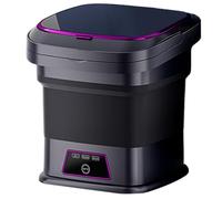 Portable Washer 13L 3 Modes Foldable Mini Washing Machine with Drain Pipe, Handle and Suction Cup Laundry Machine for Underwear Socks Baby Clothes