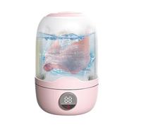 Portable Washer For Travel - 20cm Mini Clothes Cleaner, Compact Laundry Tool, 2000mah Battery Operated | Small Washing Machine For Underwear Socks Bras Towels Shirts Home Camping Apartment Use