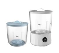 Portable Washer Machine | Compact Travel Laundry Washer | Mini Washing Machine with 3 Modes, Duals Bucket Design, Lightweight Underwear Cleaner for Home, Apartment, Dorm, Camping, 24.5cm White, Blue