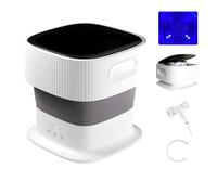 Portable Washer Machine, Portable Washing Machine Mini Washer 9L with Spin Dry,Automatic Water in and Out Portable Washing Machine Foldable for small rooms,camping,RV travel