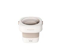 Portable Washer, Mini Washing Machine For Underwear Socks Clothes Towel Ozone Sterilization Automatic Heating 6L,for Camping Dorms Apartments(Grey)