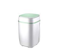 Portable Washer Washing Machine Single Bucket Household Dormitory Semi-automatic Mini Washing Machine Baby Underwear Easy Storage (Color : Green, Size : 36x36x59cm)