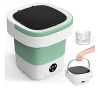 Portable Washing Machine, 12L Upgraded Mini Washing Machine With Spin Basket, Foldable Camping Washing Machine for Underwear, Baby Clothes Socks, Small Washing Machine for Apartments, Dorm,RV, Travel