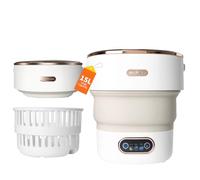 Portable Washing Machine 15L, Mini Washer with 4 Modes and Spin Basket, Large Capacity Laundry Washer Deep Cleaning for Underwear,Baby Clothes, Foldable Washing Machine for Apartments,Camping,Travel