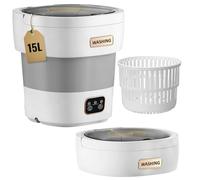 portable washing machine 15L small washer portable for underwear Delicate Cloths and light laundry Idel for Apartment Dorms Hotel and Camping