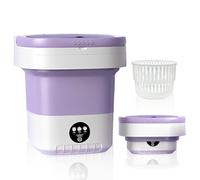 Portable Washing Machine, 16L Small Washing Machine with Rotating Drain Basket, 3 Deep Cleaning Modes Suitable for Underwear, Socks, Baby Clothes, Foldable Design, Ideal for