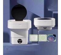 Portable Washing Machine, 2 In 1 Small Washing Machine, Foldable Collapsible Mini Washer and Spin Drying, Cleaning for Underwear, Baby Clothes, Sock, Small Delicates(Green,20L)