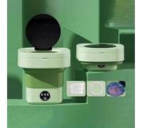 Portable Washing Machine, 2 In 1 Small Washing Machine, Foldable Collapsible Mini Washer and Spin Drying, Cleaning for Underwear, Baby Clothes, Sock, Small Delicates(Green,20L)