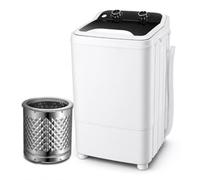 Portable Washing Machine 7kg Single Tub Washer With Drain Pump, 400W | 3kg spin-dry capacity, violet light, 360° wash action and lint filter for compact daily laundry.