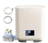 Portable Washing Machine,7L Upgraded Mini Washing Machine,4 Washing Modes, with Auto Water Change & Spin Dry, Deep Cleans Small Items, for Underwear, Towels & Small Laundry