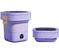 Portable Washing Machine, 8L Upgraded Foldable Mini Washer, Deep Cleaning of underwear, Baby Clothes and Socks, Best for Apartments, Dormitories, Hotel,