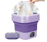 Portable Washing Machine, 9L 2 In 1 m-ini Portable Washer Machine, Foldable Small Smart Laundry Machine For Baby Clothes, Underwear, Travel & Camping | Compact Design