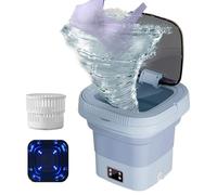 Portable Washing Machine | 9L Foldable Washing Machine Dehydration Function | Smart Washing, Durable Washing Machine for Underwear, Clothes, Small Things