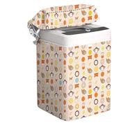 Portable Washing Machine Cover, Waterproof Fully Automatic Washing Machine Cover, Waterproof Dustproof Oxford Fabric Protective Cover for Balcony, Apartment, Student Dorm, Laundry Room
