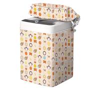 Portable Washing Machine Cover, Waterproof Fully Automatic Washing Machine Cover, Waterproof Dustproof Oxford Fabric Protective Cover for Balcony, Apartment, Student Dorm, Laundry Room