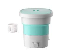 Portable Washing Machine,Foldable Mini Washing Machine, Small Washer for Camping, RV, Travel, Small Spaces, Lightweight and Easy to Carry, Light Blue, Energy Saving (Color : Blue)