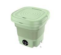 Portable Washing Machine,folding Mini Washing Machine Sterilization Drying Washing Machine For Clothes Eu Plug Green