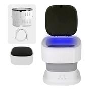 Portable Washing Machine for Apartments, Foldable Washer Machine 9L with Spin Dry,Automatic Water in and Out Portable Wash Machine for Underwear,Socks,Towels