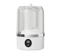 Portable Washing Machine for Underwear and Delicates, Compact Travel Washer with LCD Panel, One-Button Operation for Small Spaces, Dorms, and Apartments