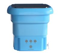 Portable Washing Machine - Miini Automatic Washing Machine, Lightweight Washer with Drain Basket | Foldable Washing Machine with Touch Screen Timer Low Energy Washer for