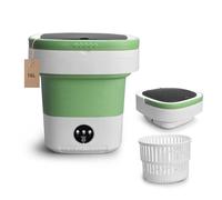 Portable Washing Machine, Mini 15L Foldable Washer and Dryer with 3 Modes Deep Cleaning, Upgraded Small Collapsible Laundry for Travel