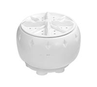 Portable Washing Machine - Mini Adapter for Electric Washing Machine with Silent Turbine 10 x 7 cm | USB Powered Ultrasonic Cleaning Gadget for Delicate, Underwear, Dorm